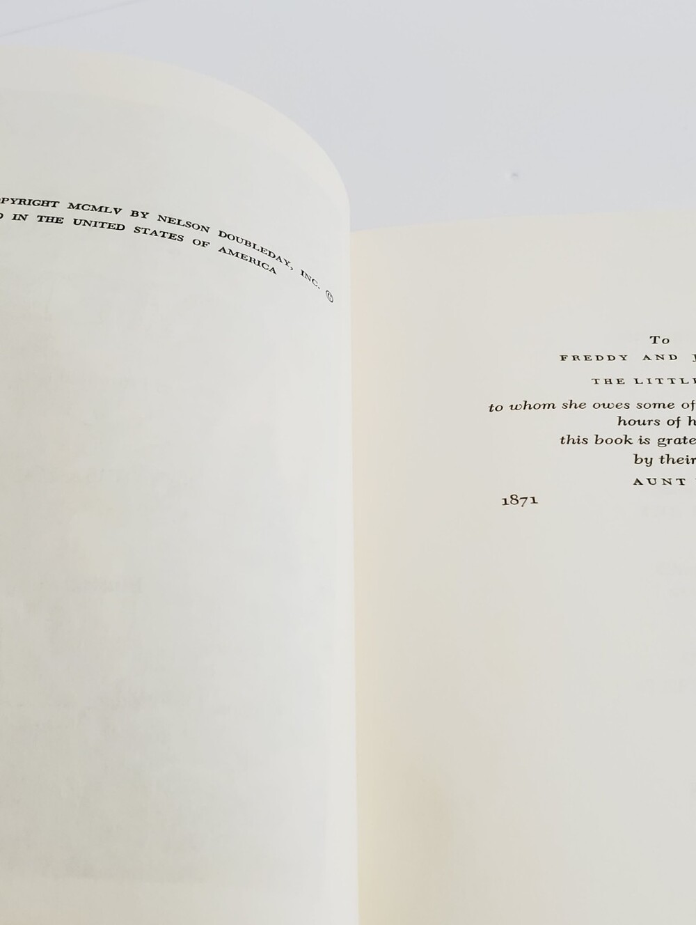 Little Men Hardcover Book Lisa May Alcott 1955 Nelson Doubleday - Picture 7 of 9